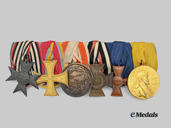 Germany, Imperial. An Unusual Medal Bar for a First World War Non-Combatant