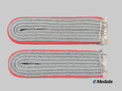 Germany, Heer. A Pair of Panzer Troops Leutnant Shoulder Boards