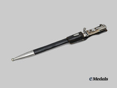 Germany, Ordnungspolizei. A Dress Bayonet, Long Version, by Ernst Pack & Söhne