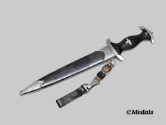 Germany, SS. A Model 1933 Service Dagger, with Hanger, by Carl Eickhorn
