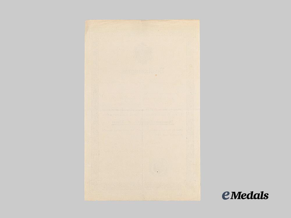 germany,_imperial._a_rare_schutztruppe_long_service_award_document_to_unteroffizier_carl_karl_gerhard_belz,_with_medal_e_medals__g61801_5