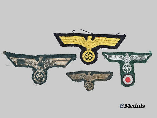 germany,_wehrmacht._a_mixed_lot_of_eagle_insignia_for_enlisted_ranks_e_medals__g61812_2