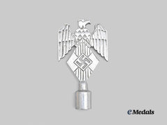 Germany, HJ. A Rare Fender Pennant Pole Finial