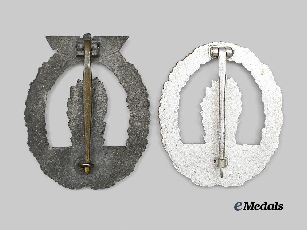 germany,_kriegsmarine._a_pair_of_minesweeper_war_badges,_wartime_and1957_versions_e_medals__g61853_3