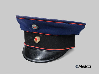 germany,_imperial._a_dark_blue_visor_cap_for_artillery,_engineer,_and_railway_troops_e_medals__g61888_4