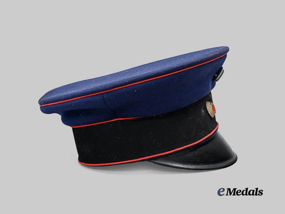 germany,_imperial._a_dark_blue_visor_cap_for_artillery,_engineer,_and_railway_troops_e_medals__g61888_6