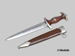 Germany, SA. A Rare Model 1933 Service Dagger, SA-Gruppe Schlesien, by August Merten Witwe