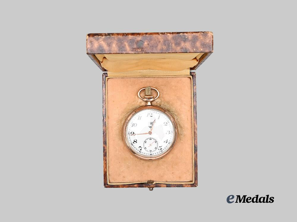 germany,_third_reich._a_saar_miner’s_long_service_pocket_watch,_with_case,_by_gustav_rau_e_medals__g61895_3