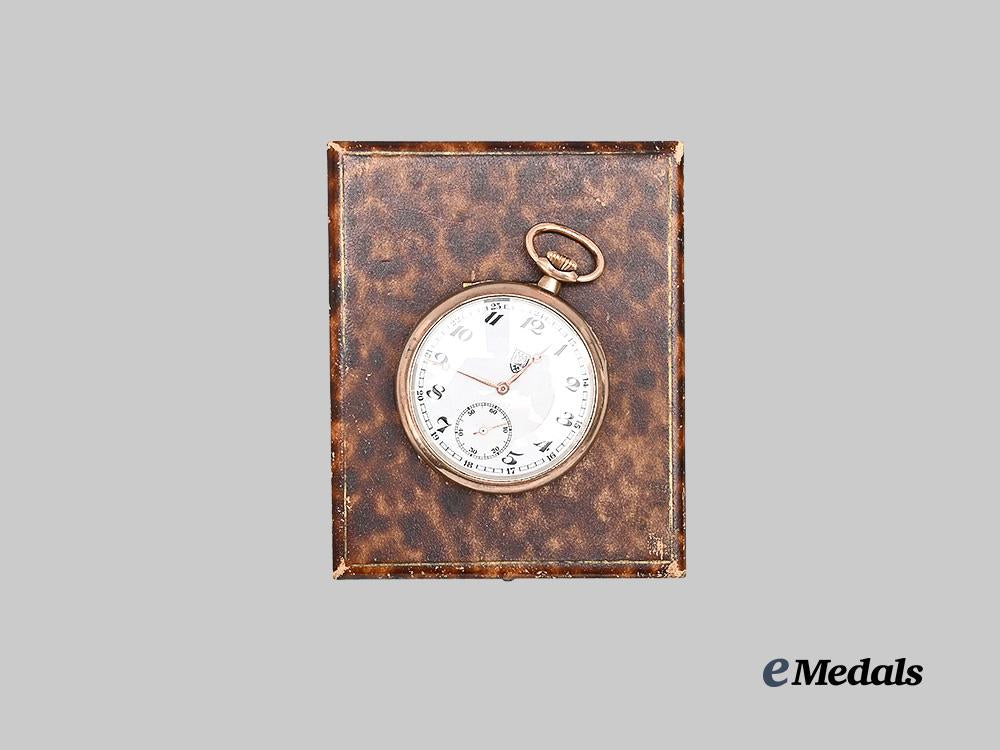 germany,_third_reich._a_saar_miner’s_long_service_pocket_watch,_with_case,_by_gustav_rau_e_medals__g61895_4