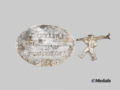 Germany, Heer. A Hochgebirgs-Jäger-Bataillon 2 Identification Disc, with Traditions Badge