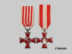 Germany, Imperial. A Pair of Hanseatic Crosses