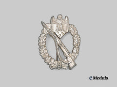 Germany, Wehrmacht. An Infantry Assault Badge, Silver Grade, by Wilhelm Hobacher