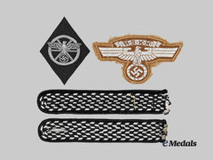 Germany, NSKK. A Mixed Lot of Uniform Insignia