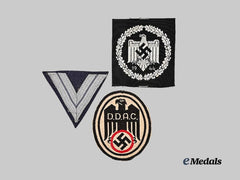 Germany, Third Reich. A Mixed Lot of Cloth Insignia for Civil and Military Personnel