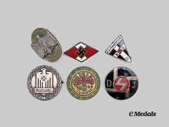 Germany, Third Reich. A Mixed Lot of Membership Badges