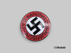 Germany, NSDAP. A Membership Badge, Boutonniere Version, by Karl Wurster