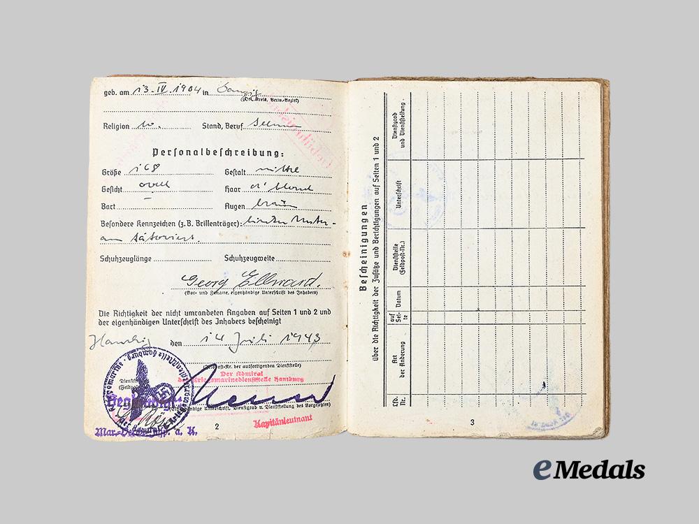 germany,_kriegsmarine._a_gebührnisbuch_to_georg_ellwara,_blockade_runner_badge_recipient_e_medals__g61987_4