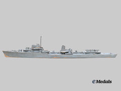 Germany, Kriegsmarine. A Wartime Destroyer Desk Model