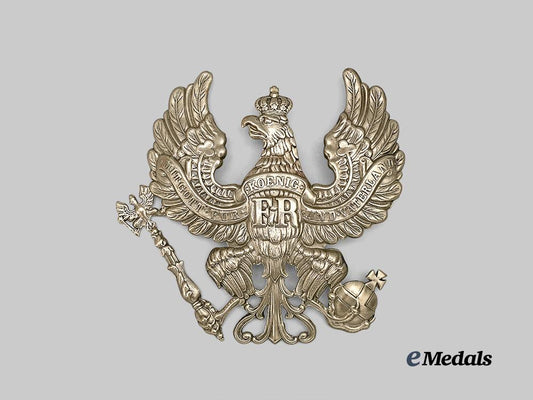 germany,_imperial._a_prussian_infantry_shako_plate_e_medals__g62021_2