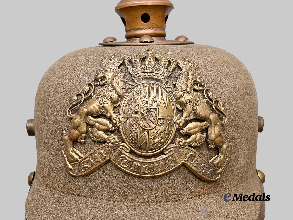 germany,_imperial._a_bavarian_infantry_felt_ersatz_pickelhaube_e_medals__g62023_10