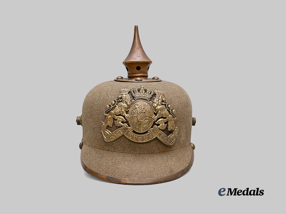 germany,_imperial._a_bavarian_infantry_felt_ersatz_pickelhaube_e_medals__g62023_2