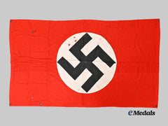 Germany, Wehrmacht. A Vehicle Identification Flag, Battle-Damaged Example