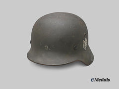 Germany, Heer. An M35 Stahlhelm, Single Decal Version, by Sächsische Emaillier und Stanzwerke