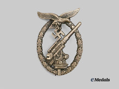 Germany, Luftwaffe. A Flak Badge, Second Pattern, by C.E. Juncker