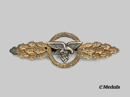 germany,_luftwaffe._a_transport_and_glider_pilot_clasp,_gold_grade,_refurbished_example_by_c._e._juncker_e_medals__g62034_2