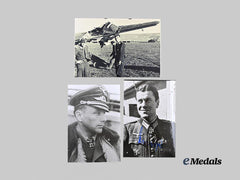 Germany, Third Reich. A Lot of Post-War Signed Knight’s Cross Winner Photographs