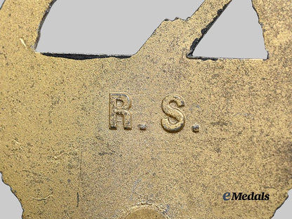 germany,_kriegsmarine._a_coastal_artillery_badge,_wartime_example_with_postwar_finish,_by_rudolf_souval_e_medals__g62173_5