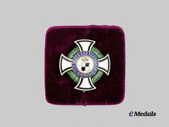 Hohenzollern, Dynasty. A House Order of Hohenzollern, I Class Honour Cross with Case, by Hossauer