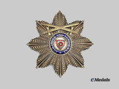 Schaumburg-Lippe, Principality. A Rare House Order, I Class Breast Star with Swords
