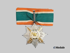 Germany, Wehrmacht. An Azad Hind Order, Neck Cross with Swords, by Rudolf Souval