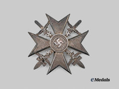 Germany, Wehrmacht. A Spain Cross, Silver Grade, by C.E. Juncker