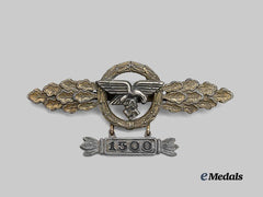 Germany, Luftwaffe. A Transport and Reconnaissance Clasp, Gold Grade with 1300 Pendant, by Paul Maybauer