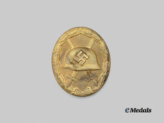 Germany, Wehrmacht. A Gold Grade Wound Badge, by Fritz Zimmermann