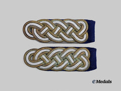 Germany, Kriegsmarine. A Rare Set of Konteradmiral Shoulder Boards