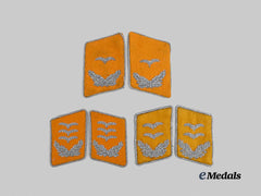 Germany, Luftwaffe. A Mixed Lot of Collar Tabs for Officer Ranks, Recalled Officer and Flight Personnel Issue
