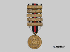 Germany, Imperial. A War Commemorative Medal for 1870/71 for Combatants, with Battle Clasps