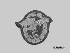 Germany, Luftwaffe. An Observer’s Badge, Cloth Version
