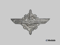 Germany, Third Reich. A Rare Strength through Joy Central Germany Flight Day Commemorative Badge