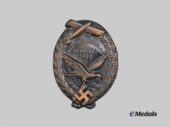 Germany, Third Reich. A Rare 1935 Konstanz German Flight Day Commemorative Badge, by Karl Wurster