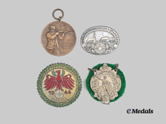 Germany, Third Reich. A Lot of Marksmanship Badges and Medals