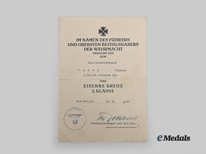 germany,_heer._a1939_iron_cross_i_class,_with_award_document,_to_fahnenjunker-_unteroffizier_wilhelm_nortz_e_medals__g62295_3