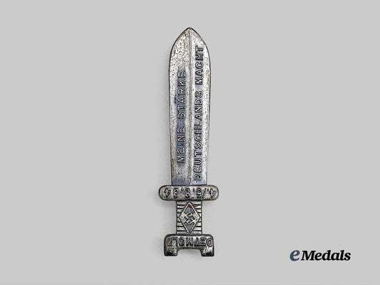 germany,_h_j._a_rare_detmold_rally_commemorative_badge,_by_paulmann&_crone_e_medals__g62320_2