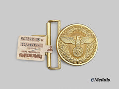 Germany, NSDAP. A Mint Political Leader’s Belt Buckle, by Matthias Salcher & Söhne