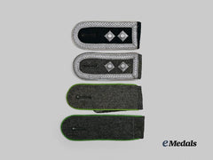 Germany, Heer. A Mixed Lot of Shoulder Straps, Enlisted and NCO Ranks, Infantry and Panzergrenadier Issue