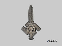 Germany, SA. A 1936 Erfurt Brigade Meeting Badge, by Gustav Brehmer