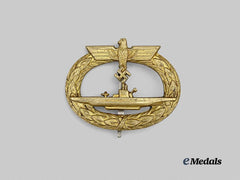 Germany, Kriegsmarine. A U-Boat War Badge, Variation 2, by Schwerin